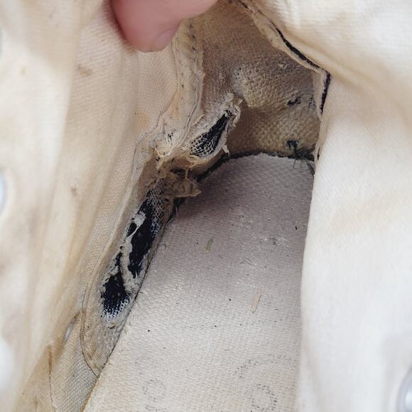 THRASHED Converse Chuck Taylor All Star Vintage 60’s 70s Blue Label USA 10 READ - Picture 7 of 16